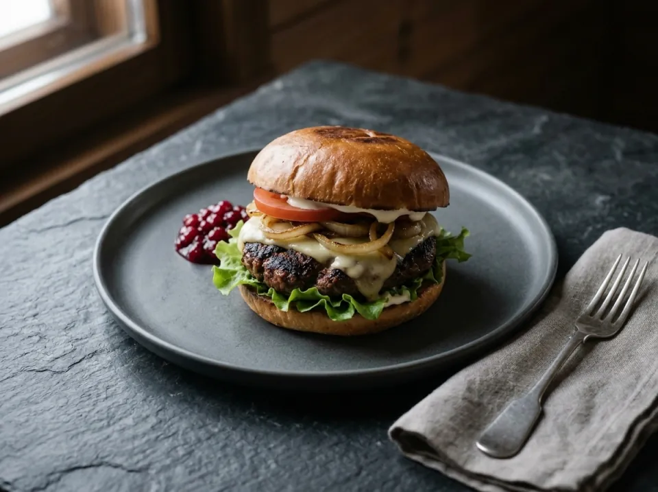 Reindeer Meat Burger
